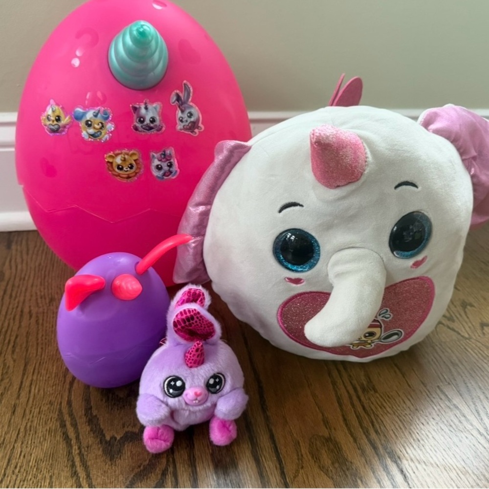 Rainbocorn Elephant and Bunny Plush Toy